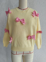 Load image into Gallery viewer, 3D Floral Cardigan Women Knit Open Front Round Neck N5A859