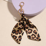 Load image into Gallery viewer, Leopard Print Fabric Keychain Bag Charm Car Ornament N6G117