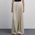 Load image into Gallery viewer, Casual High Waist Wide Leg Pleated Trousers N6A129