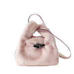 Load image into Gallery viewer, Faux Mink Fur Bucket Bag Women Sleeveless Vest Style S5P747