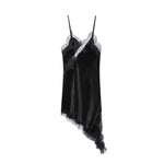 Load image into Gallery viewer, Lace Velvet Slip Dress Women Elegant V Neck N5A719