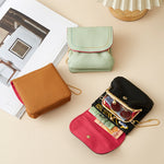 Load image into Gallery viewer, Top Grain Leather Creative Cute Snap Button Coin S5P947