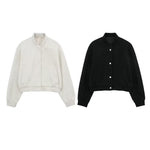 Load image into Gallery viewer, Soft Relaxed Pilot Jacket Women N5A573