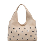 Load image into Gallery viewer, Velvet Tote Bag with Magnetic Closure S5P599