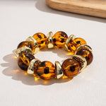 Load image into Gallery viewer, Womens Vintage Marbled Round Acrylic Beaded Necklace N6K182