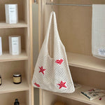 Load image into Gallery viewer, Vintage Heart Openwork Crochet Tote Bag Women N6C058