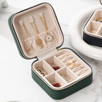 Load image into Gallery viewer, Portable Travel Jewelry Box PU Leather Organizer N6G277