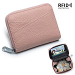 Load image into Gallery viewer, RFID Accordion Card Holder with Zip Coin Purse N6D019
