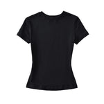 Load image into Gallery viewer, Fitted Round Neck Short Sleeve T-shirt Women N6D086