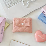 Load image into Gallery viewer, Diamond Quilted Snap Coin Wallet Women S5P874