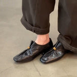 Load image into Gallery viewer, Vintage Square Toe Pleated Loafers Women Chunky Heel N6G241