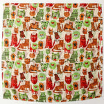 Load image into Gallery viewer, Animal Print Batik Fringe Shawl M5A247