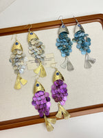 Load image into Gallery viewer, Vintage Fish Tail Fringe Earrings Women Luxury Design N6B016