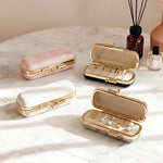 Load image into Gallery viewer, Portable Travel Jewelry Box Mini Leather Organizer N6F059