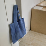 Load image into Gallery viewer, Mesh Crochet Tote Bag Vintage Women N6C060