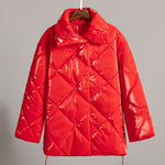 Load image into Gallery viewer, Diamond Quilted Puffer Jacket Women Multiple Colors N5A609