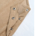 Load image into Gallery viewer, Women's Solid Corduroy Suspender Overall Dress N6A094