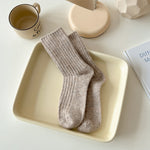 Load image into Gallery viewer, Winter Thermal Wool Blend Crew Socks Striped Cuffed M5A303