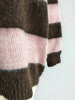 Load image into Gallery viewer, Color Block Stripe Pullover Round Neck Loose Fit N5A833