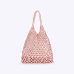 Load image into Gallery viewer, Crochet Shoulder Bag Cotton Rope Beach Tote N6F121