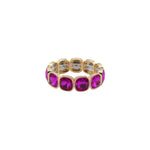 Load image into Gallery viewer, Glass Floral Handband Cuff Enamel Crystal S5P155