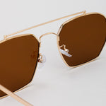 Load image into Gallery viewer, Retro Metal Double Bridge Square Sunglasses N6B221