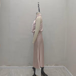 Load image into Gallery viewer, Pink Satin Slip Dress Women Sleeveless Elegant N5A897
