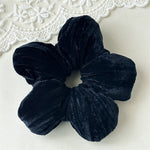 Load image into Gallery viewer, Puffed Flower Scrunchy Women Small Opening Hair Tie S5P783