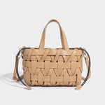 Load image into Gallery viewer, Woven PU Bucket Bag Fashion Shoulder Crossbody N6F144