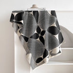 Load image into Gallery viewer, Abstract Begonia Color Block Imitation Cashmere Scarf N6H240