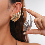 Load image into Gallery viewer, Womens Single Piece Rhinestone Hand Ear Cuff N6K155