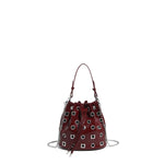 Load image into Gallery viewer, Eyelet Rivet Detail Drawstring Bucket Bag S5P463