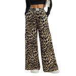 Load image into Gallery viewer, Retro Fashion Leopard Print Wide Leg Pants Women N6B071