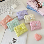 Load image into Gallery viewer, Diamond Quilted Snap Coin Wallet Women S5P874