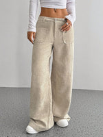 Load image into Gallery viewer, Corduroy Pants Women High Waist Wide Leg Drape N5A820