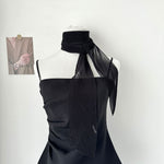 Load image into Gallery viewer, Crinkle Scarf Multi Way Hair Neck Bag Tie Solid Color M5A323