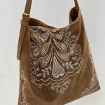 Load image into Gallery viewer, Bohemian Embroidered Velvet Tote Bag S5P802