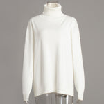 Load image into Gallery viewer, Side Slit Relaxed Knit Sweater Women Multiple Colors N5A536