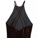 Load image into Gallery viewer, Black Velvet Bodycon Off-Shoulder Dress Women N5A712