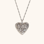Load image into Gallery viewer, Heart Locket Chalice Necklace Steel Gold Plated S5P228