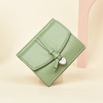 Load image into Gallery viewer, Pebble Grain Genuine Leather Short Bi-fold Wallet N6D024