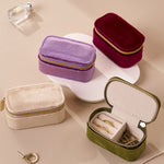 Load image into Gallery viewer, Travel Mini Velvet Jewelry Organizer Box S5P828