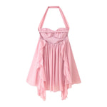 Load image into Gallery viewer, Sleeveless Chiffon Halter Vacation Dress Women N6A035