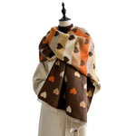 Load image into Gallery viewer, Polka Dot Long Thickened Faux Cashmere Scarf M5A329