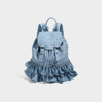 Load image into Gallery viewer, Polka Dot Drawstring Backpack Women N6F057