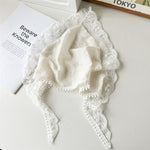 Load image into Gallery viewer, Lace Triangle Head Scarf French Wrap Women N6H134