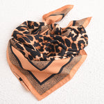 Load image into Gallery viewer, Silk Like Leopard 70x70 Scarf Multi-Color Women M5A350