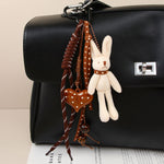 Load image into Gallery viewer, Cute Bag Charm Keychain Handmade Mixed Materials S5P943