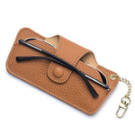 Load image into Gallery viewer, Genuine Leather Vintage Sunglasses Case Women N6C280
