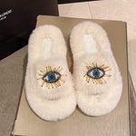 Load image into Gallery viewer, Googly Eyes Platform Slippers Women Non Slip Outdoor M5A299